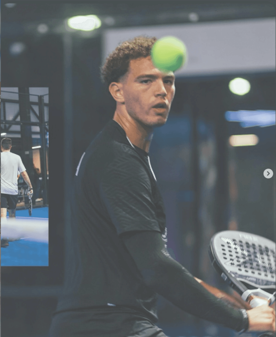 Fedi Mlika focused match point